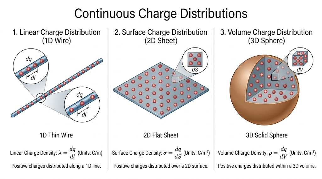 Continuous Charge Distributions